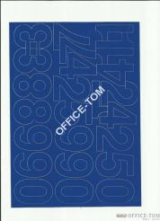 CYFRY samoprzylepne 5cm (8szt) czerwone ARTDRUK