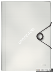 Teczka z przegródkami PP Leitz Solid, biała 45791001