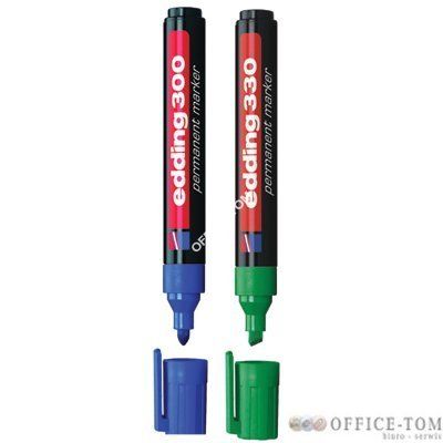 Marker-foliop.300-3niebieski EDDING końcówka okrągła
