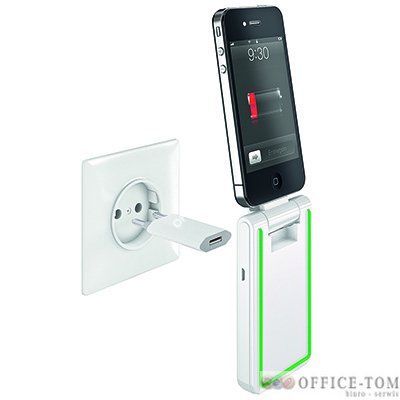 Ładowarka LEITZ Complete 3 w 1  do iPhone 4/4S, biała