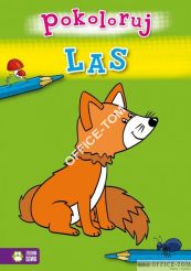 Książka POKOLORUJ LAS 9788378957928 Zielona Sowa