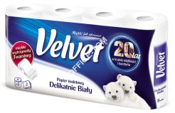 Papier toaletowy VELVET 3 warstwy (8szt.) biały 4100451