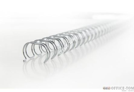 Grzbiety GBC drutowe 34 zwoje - 14mm - 100 szt. Białe