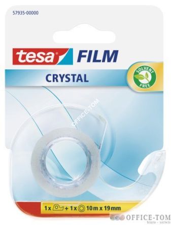 Taśma biurowa TESA FILM cristal 10mx19mm z mini dyspenserem