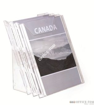 Zestaw Półek na czasopisma Combiboxx 3xa4 Transparentne Durable