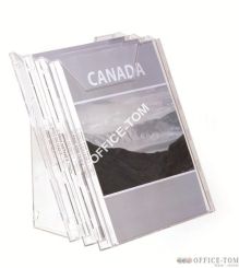 Zestaw Półek na czasopisma Combiboxx 3xa4 Transparentne Durable