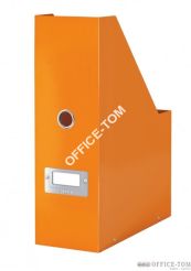 Pojemnik na czasopisma Leitz Click & Store Metaliczny pomarańczowy