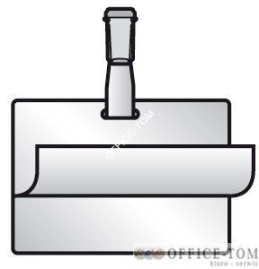 Samolaminujący identyfikator z klipsem 3L 74x104  mm/poziomy
