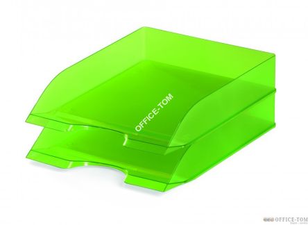 Szufladka na dokumenty DURABLE BASIC A4 przezroczysta jasnozielona