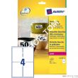 Etykiety AVERY ZWECKFORM Heavy Duty A4, 20 ark./op., 99,1 x 139 mm, białe, poliestrowe - 2