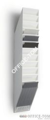 Zestaw 12 Pojemników na dokumenty Formatu A4 Flexiboxx Biały Durable