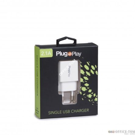 ŁADOWARKA SIECIOWA 24A Z DWOMA PORTAMI USB PLUG&PLAY