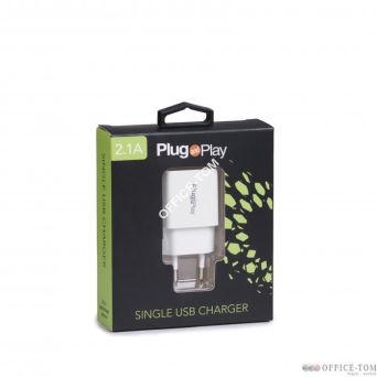 ŁADOWARKA SIECIOWA 24A Z DWOMA PORTAMI USB PLUG&PLAY