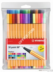 Cienkopis STABILO POINT 88 komplet 30 szt