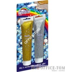 Klej brokatowy Fiorello GR-BK75 2 kolory x 75ml