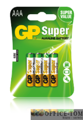 Bateria alkaliczna GP Super; AAA / LR03; 1.5V GPPCA24AS013