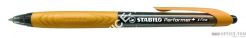 Długopis STABILO Performer+ 0,35 mm, czarny/pomarańczowy