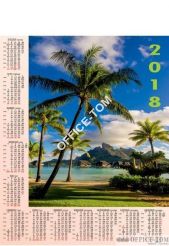 Kalendarz jedno opakowanie A1 P2 RAJSKA WYSPA Beskidy