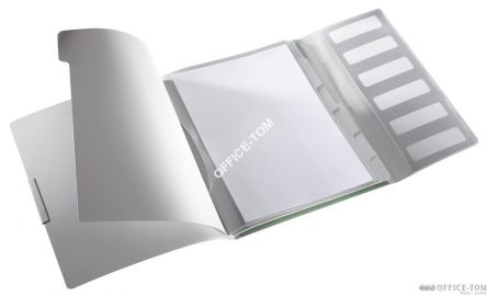 Teczka segregująca Leitz Style 6 przegródek, 200 kartek Pistacjowa zieleń