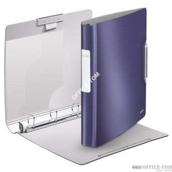 Segregator ofertowy Leitz Active Style SoftClick A4 4ringi \"D\" Tytanowy błękit