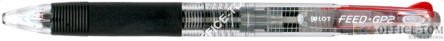 Długopis olejowy PILOT FEED GP2 biało przezroczysta obudowa 2 kolry wkładu