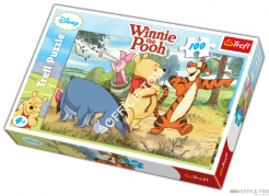 Puzzle Kubuś Puchatek \"W drogę !\" 100 elementów TREFL 16184