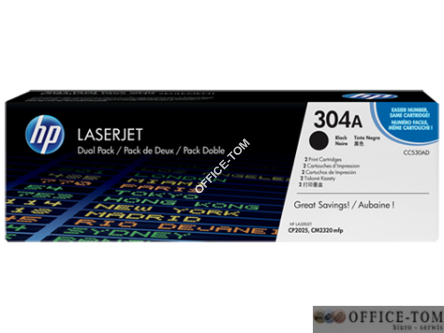 Toner HP 304A (CC530AD) czarny 2x3500str 2szt