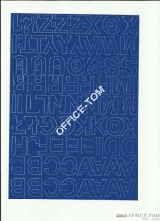 LITERY samoprzylepne 2.5cm(8szt) białe ARTDRUK