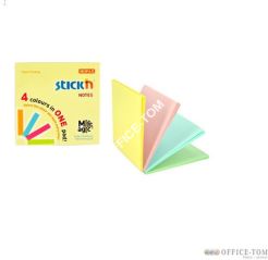 Notes samoprzylepny MAGIC PAD 76X76mm pastel mix (12) STICK\'N