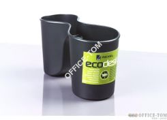 Pojemnik na długopisy REXEL ECODESK podwójny czarny