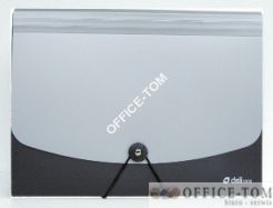 Teczka na dokumenty 12przegródek 5558 czarna 007541 DELI