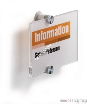 Tabliczka informacyjna CRYSTAL SIGN 148 x 105 mm DURABLE