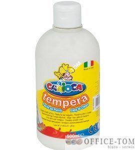 Farba TEMPERA biała CARIOCA 500ml