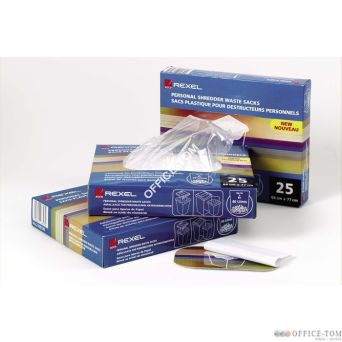 Plastikowe worki REXEL do niszczarek - AS100 (100 szt)