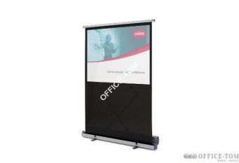 Ekran NOBO przenośny przekąt. 150cm