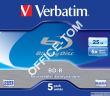 Płyta VERBATIM BluRay BD-R  jewel case  25GB  6x  Scratchguard Plus - 2