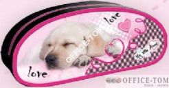 Piórnik - saszetka owalna MY LITTLE FRIEND ST.MAJEWSKI