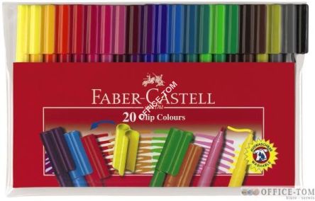 Flamastry Łączące Się Etui 20 Szt. FABER-CASTELL