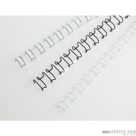 Grzbiety drutowe GBC A4 21L 12 mm białe (100)