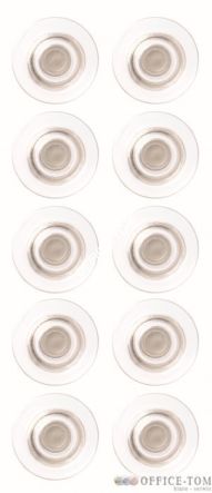 Mocne magnesy do tablic szklanych Nobo Rare Earth (10 szt) NOBO