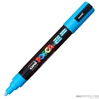 Marker z farbą plakatową Posca PC-5M, jasnoniebieski, Uni