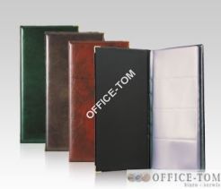 Wizytownik na 96 wizytówek LUX WI-04 Biurfol  Czarny