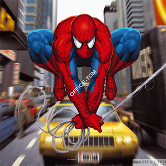 Puzzle Spiderman Pajęczy skok - Puzzle Okrągłe  150 elementów TREFL 39065