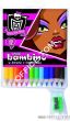 Kredki BAMBINO w opr.drew. 12 kol. + temperówka MONSTER HIGH St.Majewski - 2