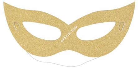 Maski brokatowe - Celebrate! 19cm, Arpex