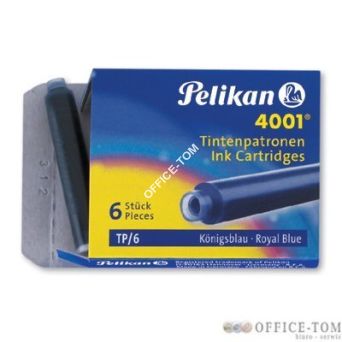 Naboje PELIKAN krótkie TP/6 czarne