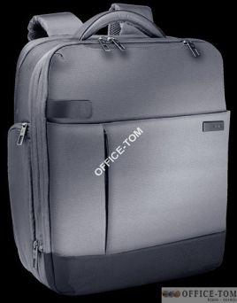 Plecak Smart na laptop 156\" srebrno-szary