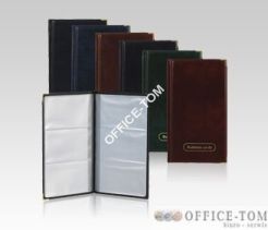 Wizytownik na 60 wizytówek LUX WI-13 Biurfol  Zielony