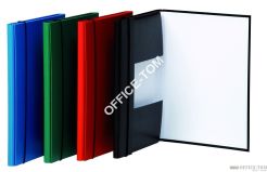 Teczka Donau A4 eco 1,5cm skrzyd/gumka zielona