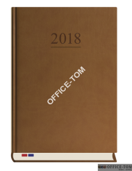 Terminarz A5 MENADŻERA ciemny brąż 1 dzień/1-nej stronie T-203V-S2 Michalczyk i Prokop